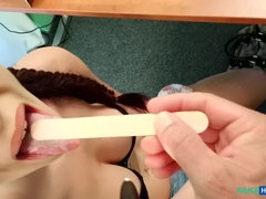 Grosse titten, Arzt, Fingern, Handjob, Lecken, Krankenschwester, Muschi, Uniform