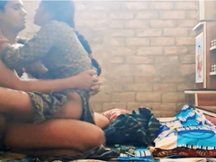 Incroyable, Fille, Première fois, Indienne, Domestique, Massage, Maman, Professeur