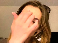 Blondine, Blasen, Masturbation, Muschi, Rotschopf, Solo, Eng, Netzkamera