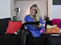Británico, Lencería, Medias largas, Adolescente, Bajo la falda