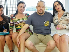 デカ尻, デカチン, デカパイ, 茶髪の, チン, グループ, 淫乱熟女, 公共