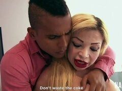 デカパイ, ブロンド, 茶髪の, Hd, ラティーナ, レズビアン