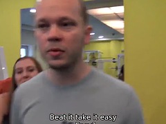 Sucer une bite, Cocu, Petite amie, Gym, Pov, Réalité, Adolescente