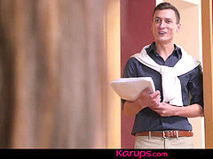 フェラチオ, 茶髪の, ガリガリ, オッパイの