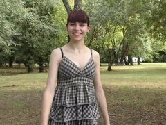 面接, 茶髪の, ディルド, はじめて, フランス人, オナニー, 赤毛, ガリガリ