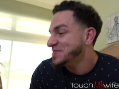 浮気する, 足, 旦那, ラフ, スインガー, オッパイの, のぞき, 妻