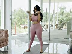 Negro, Morena, Engañando, Corridas, Sexo duro, Ama de casa, Masturbación, Tetas