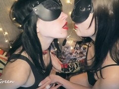 Enthousiasteling, Pijpbeurt, 1 man 2 vrouwen, Man, Likken, Kut duiken, Nat, Vrouw