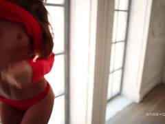 Leie, Erotisch, Hd, Pov, Russisch, Solo, Entkleiden, Titten