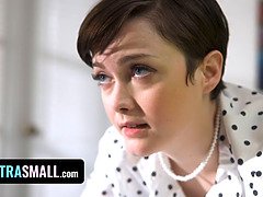 お尻, オフィス, オーガズム, 小柄, お仕置き, ラフ, ガリガリ, スパンキング