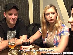 Enthousiasteling, Grote mammen, Bruinharig, Tsjechisch, Vingeren, Kwartet, Hd, Realiteit