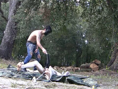 Leie, Amerikanisch, Schwanz, Domination, Behaart, Handjob, Masturbation, Dürr