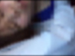 In-car date. Menhera girl who feels just by playing with it a little