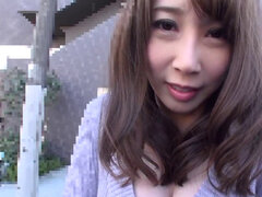 アジア人, 日本人, 淫乱熟女, アウトドア, 公共, 剃毛, バイブレーター