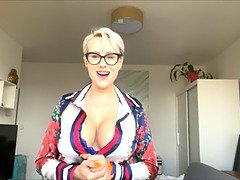 Grosser arsch, Pummelig, Dildo, Fetisch, Riesig, Masturbation, Rotschopf, Titten