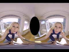 Brittany Bardot stars in "Too Slutty To Handle" - a kinky VR video