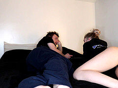Enthousiasteling, Pijpbeurt, Stel, Sperma, Tiener