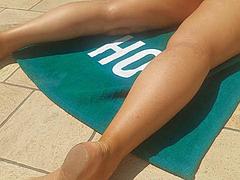 Blondine, Erotisch, Fußfetisch, Hd, Reif, Nackt, Im freien, Erotischer film