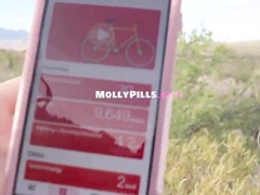 Cum in my Pussy Twice!! Naughty Public Double Creampie for Perfect Young Amateur College Babe - Molly Pills - Outdoor POV Fucking 1080p HD