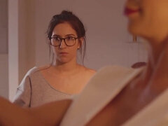 デカパイ, ブロンド, 茶髪の, コンピレーション, グループ, ポルノスター, 現実, ヴィンテージ