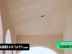 デカ尻, フェラチオ, 手コキする, なめる, 淫乱熟女, 叫ぶ, 教師, 三人