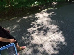 Leie, Aufs gesicht abspritzen, Frau, Fetisch, Orgasmus, Pov, Öffentlich, Vibrator