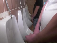 Anaal, Grote lul, Pijpbeurt, Sperma shot, Homo, Duits, Groep, Toilet