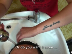 Public Pickups - Hairdresser Takes Cash For Anal Hardcore 1 - Akasha Cullen