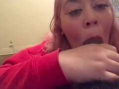 Thick white girl, plus-size, bbw