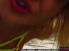 ブロンド, フェラチオ, チン, 顔射, ハードコア, Hd, 異人種間, 淫乱熟女