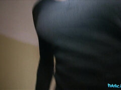 Exhibitionist Hottie Quickly Hops On Stranger's Dick - euro POV hookup sex