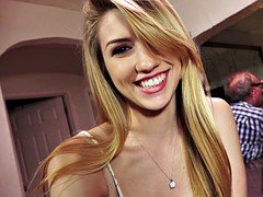 美女, フェラチオ, 娘