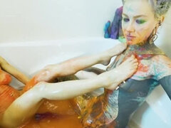 Extreme Anal Fisting & Prolapse in Bathtub - Huge Squirt & ATM Sex with Stacy Bloom