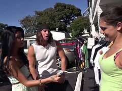 Babes, Money, Public, Tits