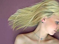 Blonde, Czech, Fingering, Masturbation, Orgasm, Pussy, Shaved, Tattoo