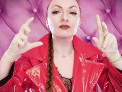 Nurse gloves, rubber gloves, hot asmr