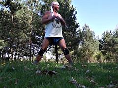 Sporty Guy Pounds Babe