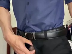 アジア人, デカチン, ゲイ, オナニー, 一人, 教師, タイ, ウェブカメラ