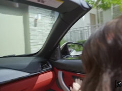 Amateur, Noire, Voiture, Petite amie, Cuisine, Petite femme, Piscine, Tatouage