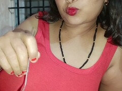 Step-bhabhi delights in applying her special oral skills to her step-brother-in-law's manhood today!