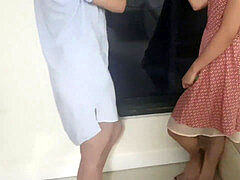 Amateur, Asiatique, Sucer une bite, Groupe, Culottes ou slips, Timide, Adolescente, Plan cul à trois