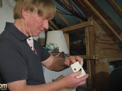 69, イく瞬間, バック, 祖父, ハードコア, 熟年, オマンコ, ティーン