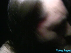 Amateur, Chica, Mamada, Europeo, Dinero, Al aire libre, Pov, Público