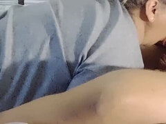 フェラチオ, カップル, デブ, 自家製, 熟年, 淫乱熟女, フェラする, 奇妙