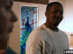 バック, 黒人, 毛深い, 手コキする, オフィス, オマンコ, 三人, オッパイの