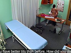 European hospital amateur licked by doctor