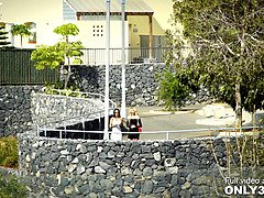 Marilyn Crystal & Shalina Devine get roughed up by their personal trainer in public - Only3x GoldDigge