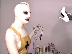 人形, 看護婦, ゴムタイツ