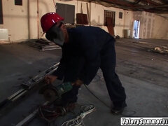 Grosser schwanz, Freund, Braunhaarige, Europäisch, Hardcore, Absätze, Strümpfe, Flotter dreier