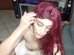 Amateur, Masturbación, Pelirrojo, Adolescente